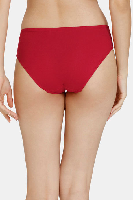 Zivame Girls Anti-Microbial Medium Rise Full Coverage Hipster Panty (Pack of 2) - Multicolor — image 3